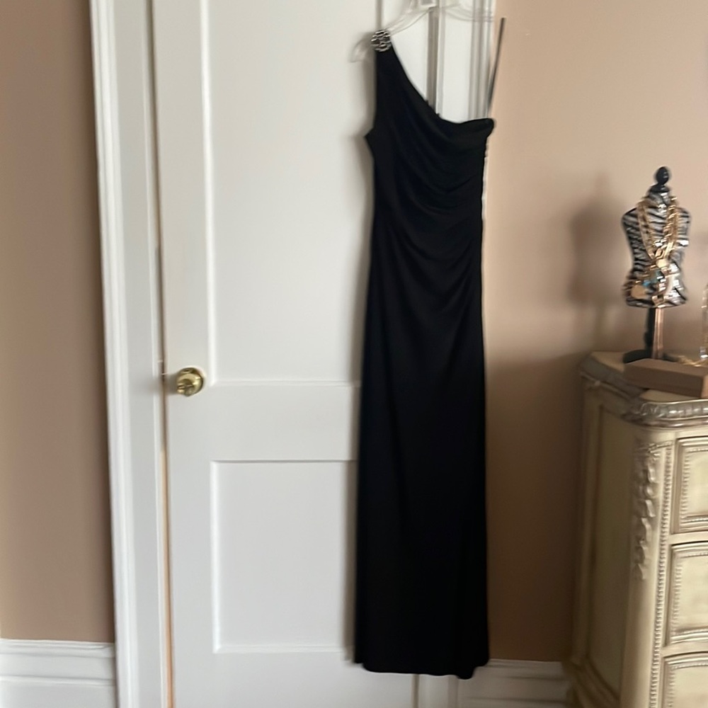 Black maxi social dress